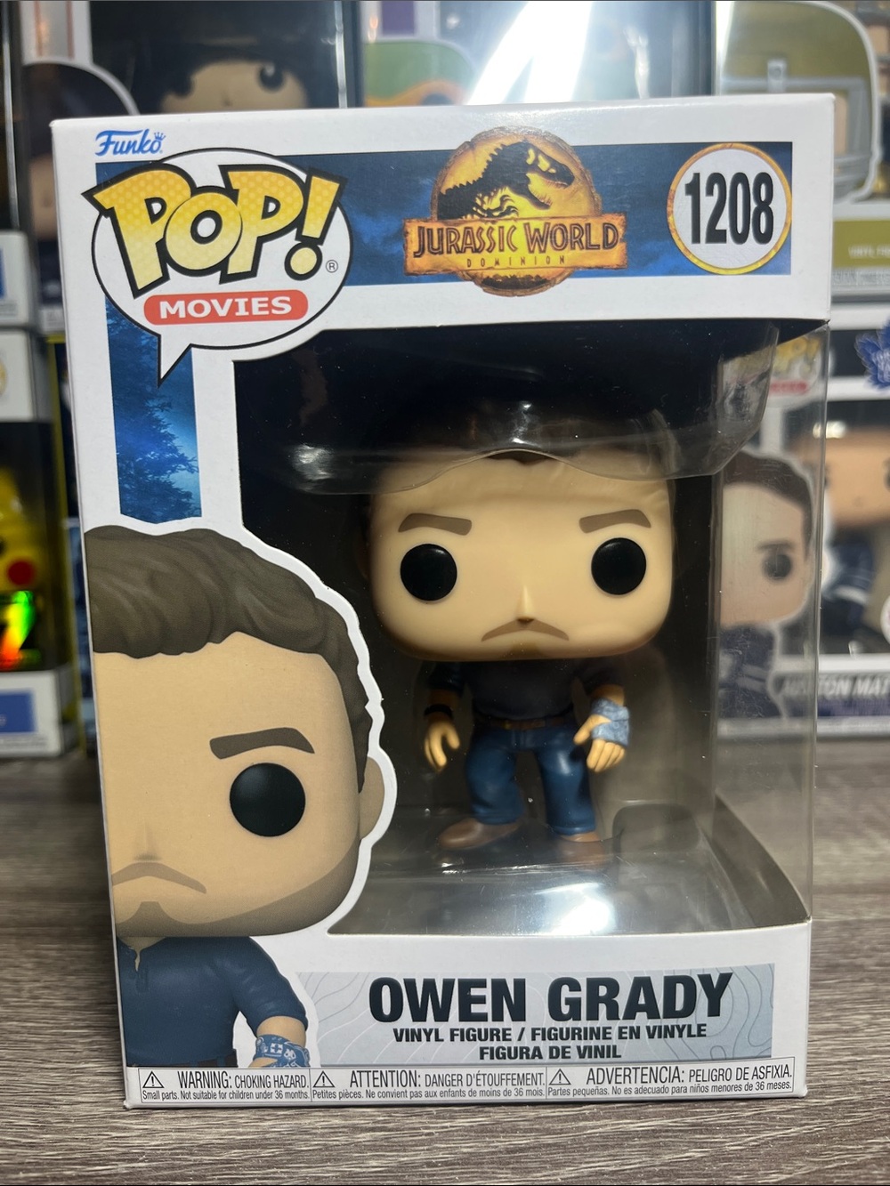 Funko Owen Grady Pop! Vinyl Figure - Blue Jacket and Jeans